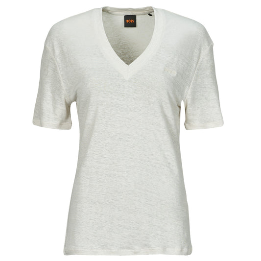 T-shirt Donna BOSS  C_Ela  Bianco