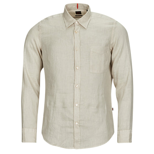 Camicia a maniche lunghe Uomo BOSS  Relegant_6  Beige