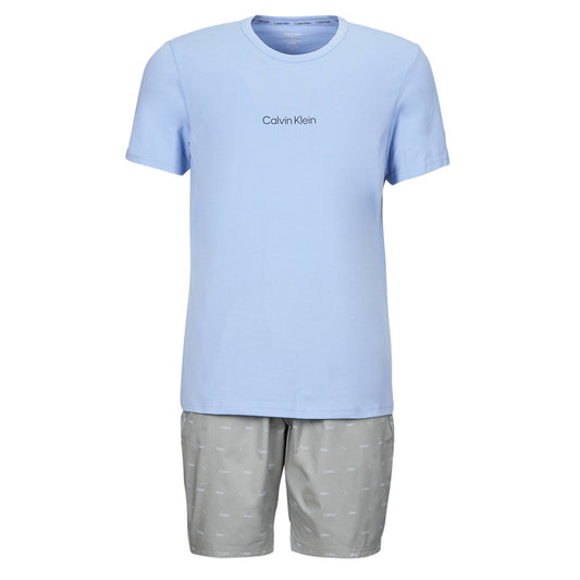 Pigiami / Camicia da notte Uomo Calvin Klein Jeans  S/S SHORT SET  Multicolore