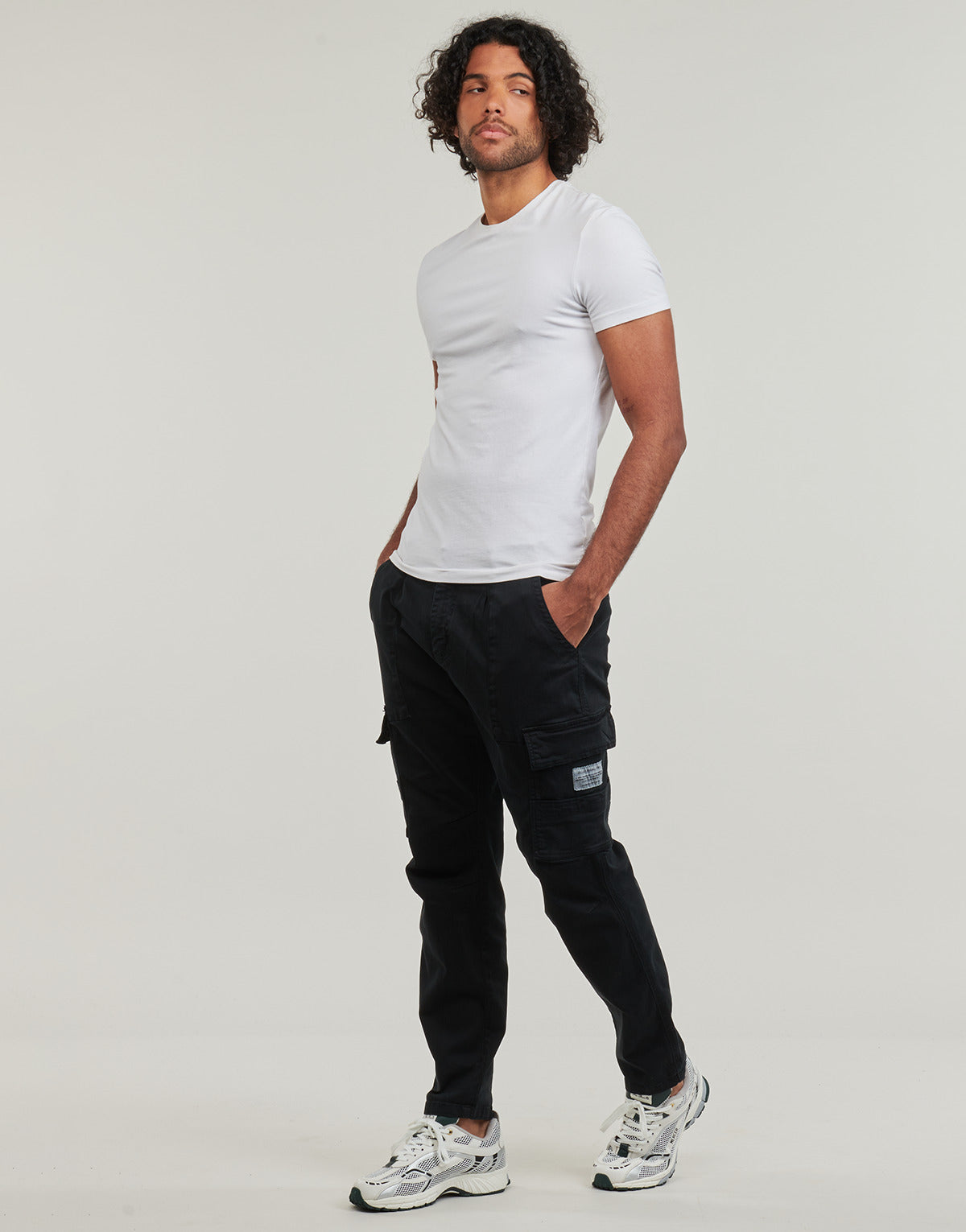 Pantalone Cargo Uomo Deeluxe  MADISON  Nero