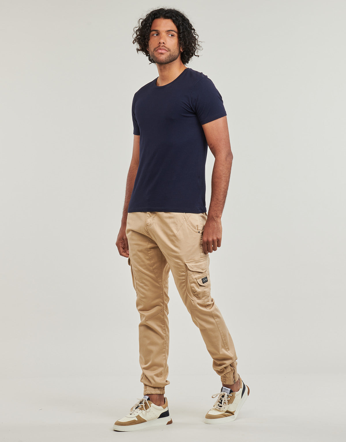 Pantalone Cargo Uomo Deeluxe  GARDEN PA M  Beige