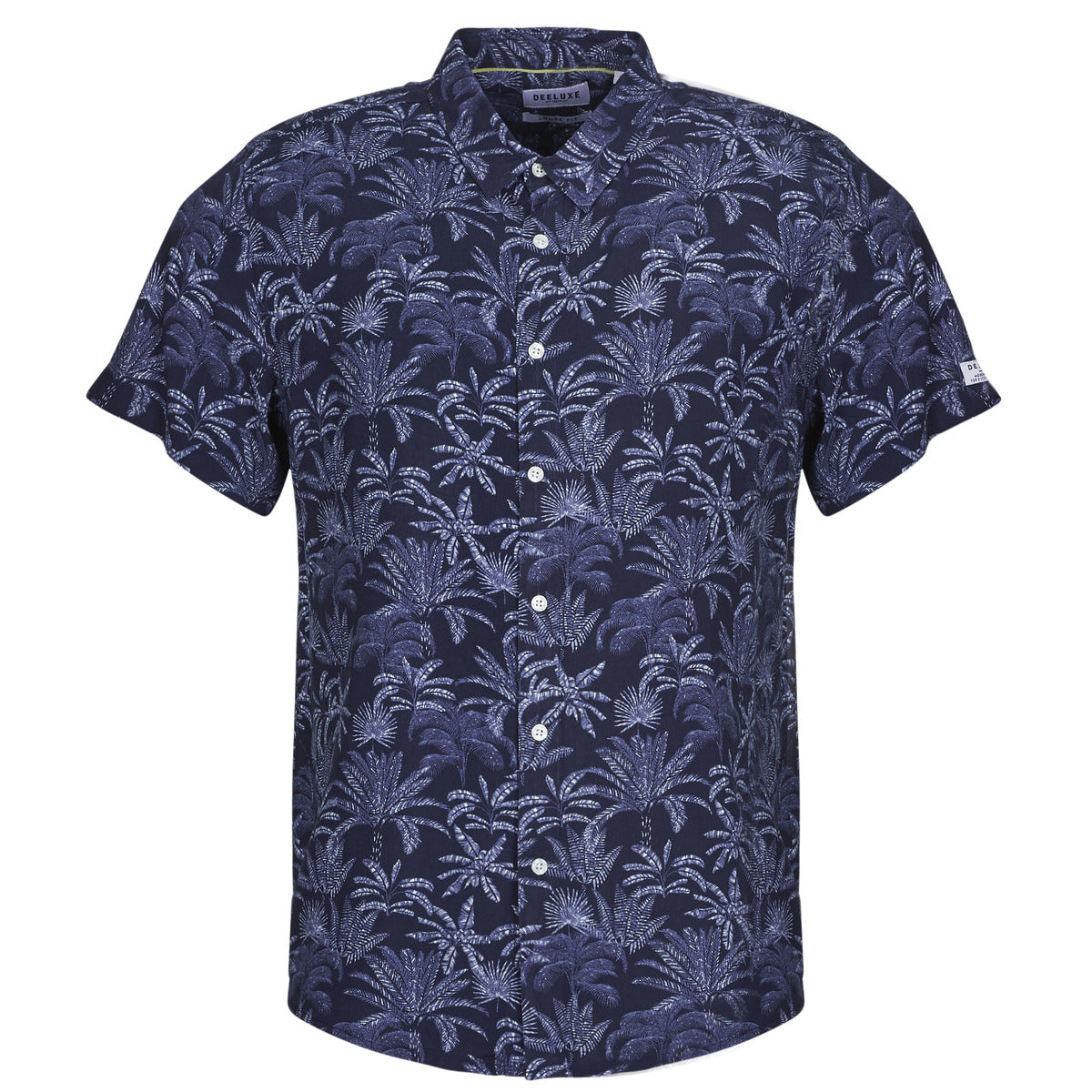 Camicia a maniche corte Uomo Deeluxe  WILLSON  Marine