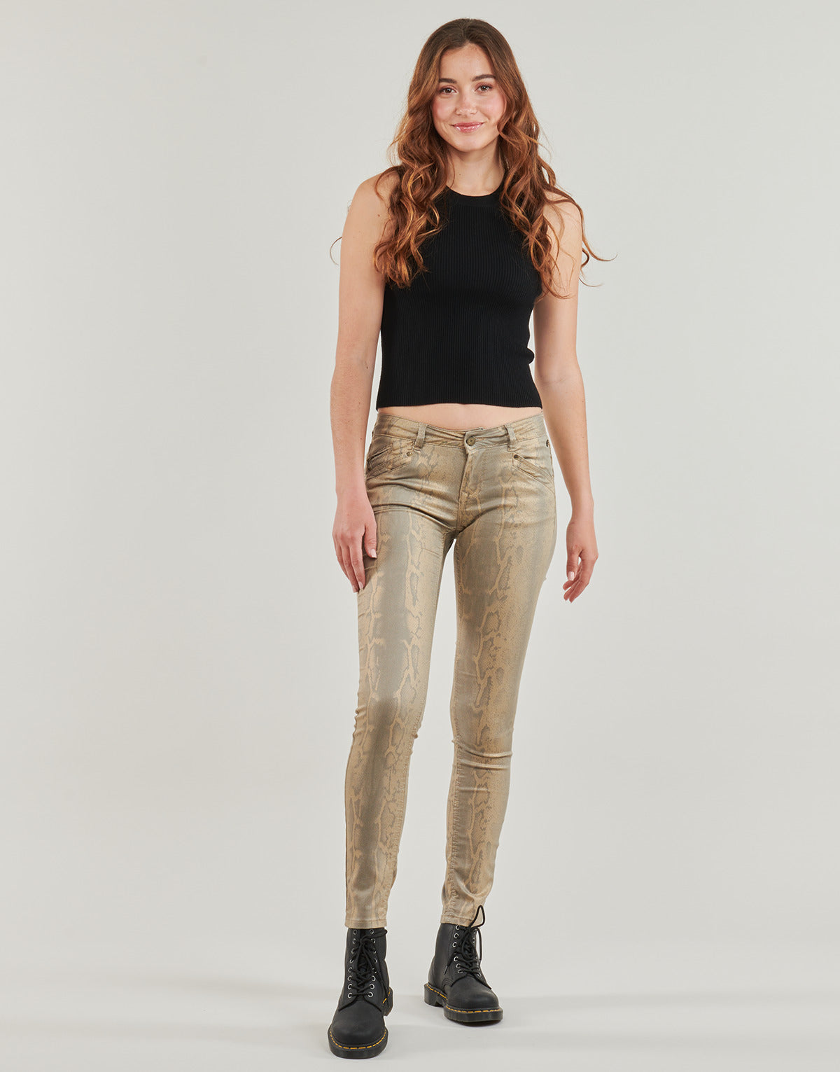 Jeans Slim Donna Freeman T.Porter  KAYLEE GOLDY  Oro