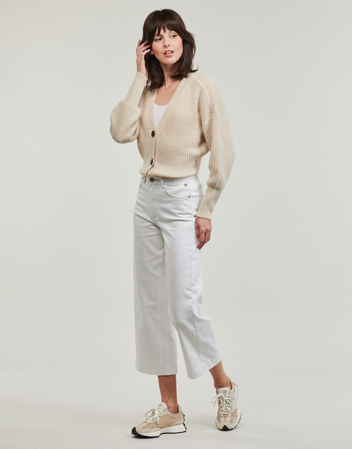 Jeans Flare Donna Freeman T.Porter  NYLIA ANDALOUSIA  Bianco