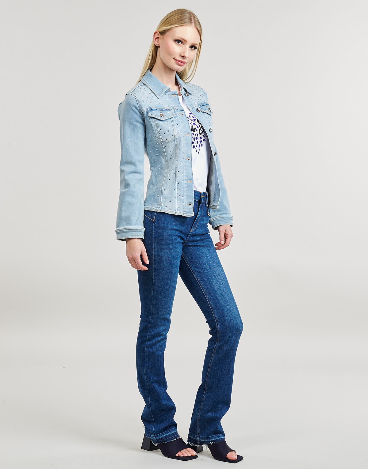 Giacca in jeans Donna Liu Jo  UA4104  Blu