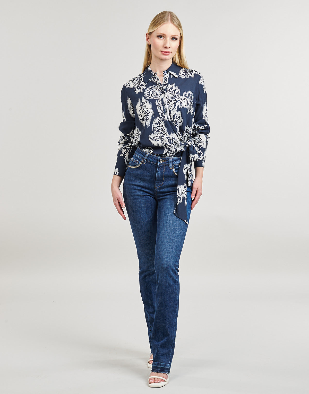 Jeans Flare Donna Liu Jo  UA4039  Blu