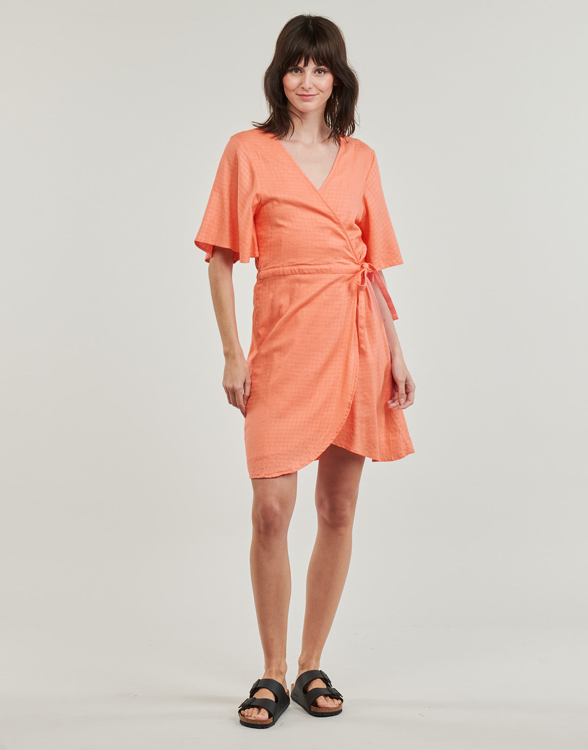 Abito corto Donna Rip Curl  IBIZA WRAP DRESS  Arancio