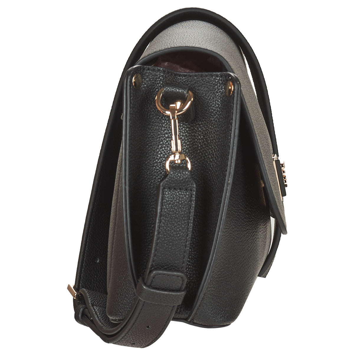 Borsa a tracolla Donna Guess  MERIDIAN FLAP CROSSBODY  Nero