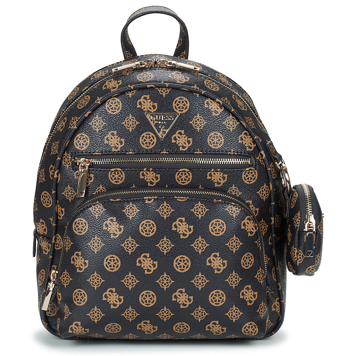 Zaini Donna Guess  POWER PLAY BACKPACK  Marrone