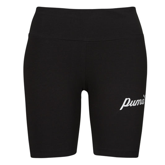 Shorts Donna Puma  ESS+ BLOSSOM 7 SCRIPT SHORT TIGHTS  Nero