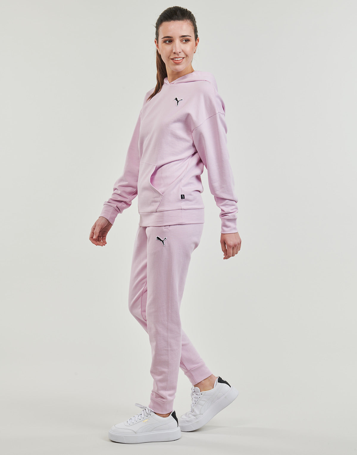 Felpa Donna Puma  BETTER ESSENTIALS HOODIE TR  Viola