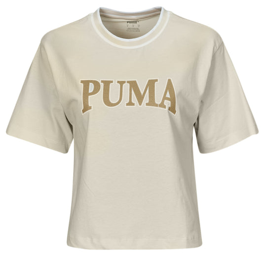 T-shirt Donna Puma  PUMA SQUAD GRAPHIC TEE  Beige