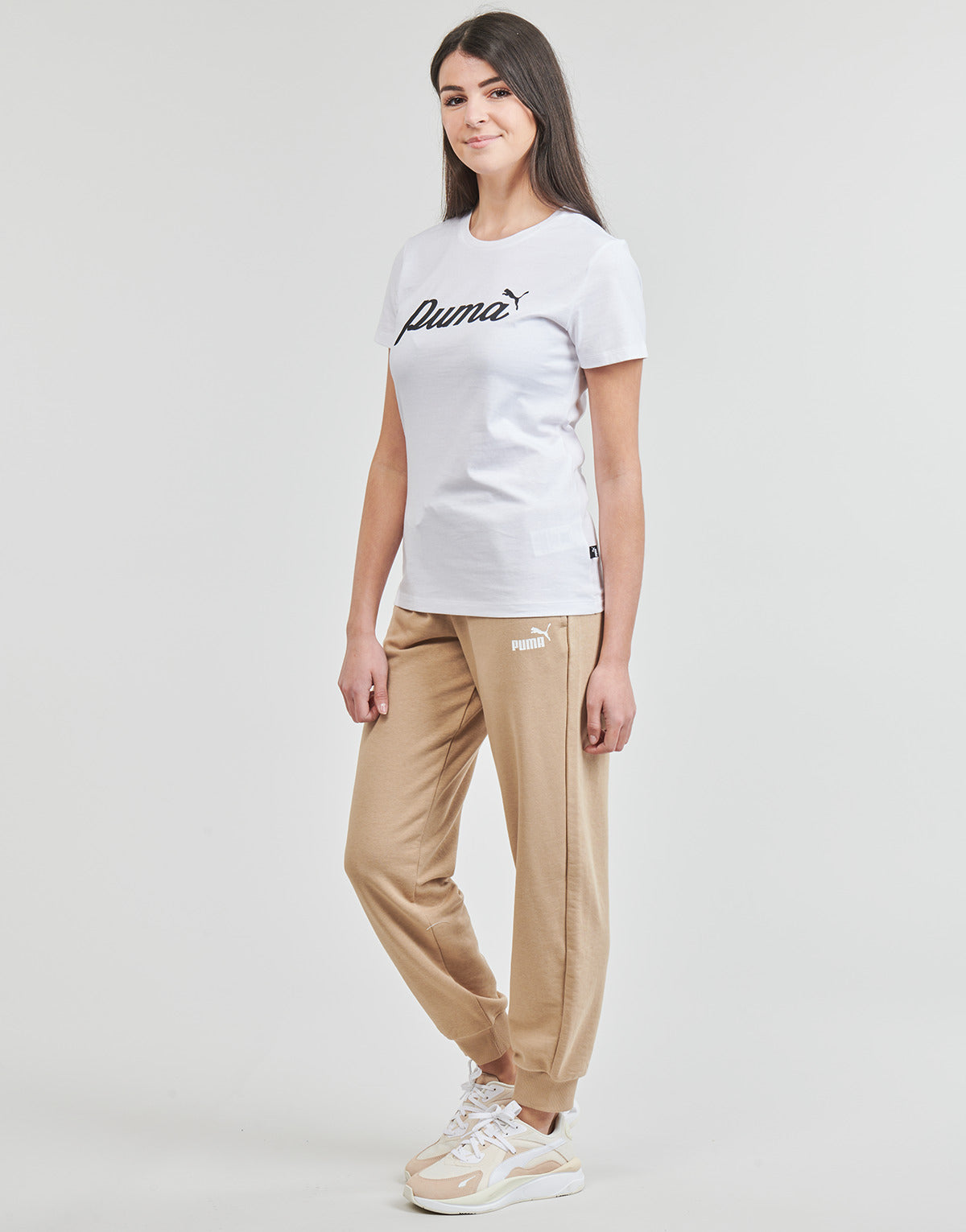 T-shirt Donna Puma  ESS+ BLOSSOM SCRIPT TEE  Bianco