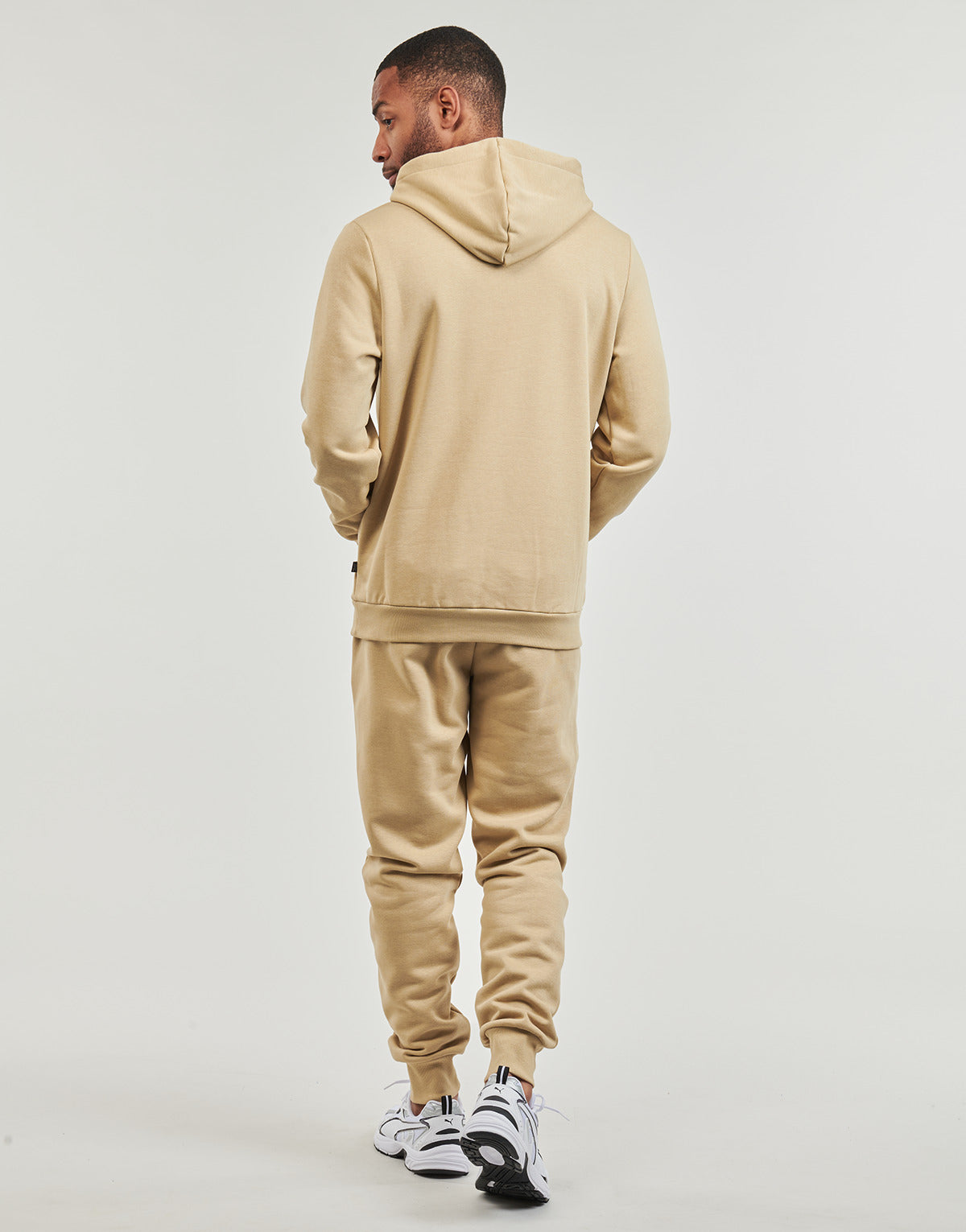 Felpa Uomo Puma  ESS BIG LOGO HOODIE FL (S)  Beige