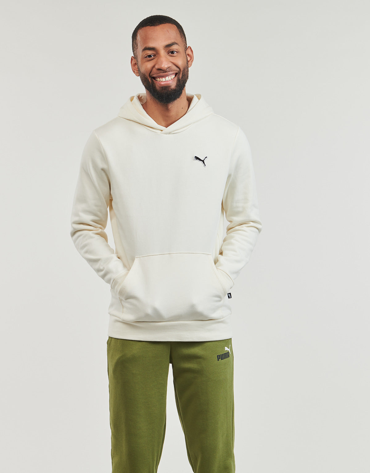 Felpa Uomo Puma  BETTER ESSENTIALS HOODIE FL  Bianco