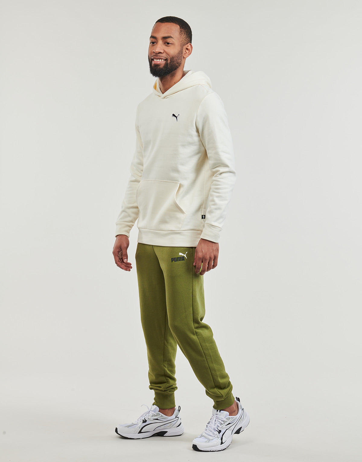 Felpa Uomo Puma  BETTER ESSENTIALS HOODIE FL  Bianco