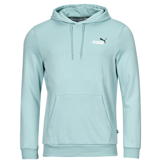 Felpa Uomo Puma  ESS+ 2 COL SMALL LOGO HOODIE TR  Blu