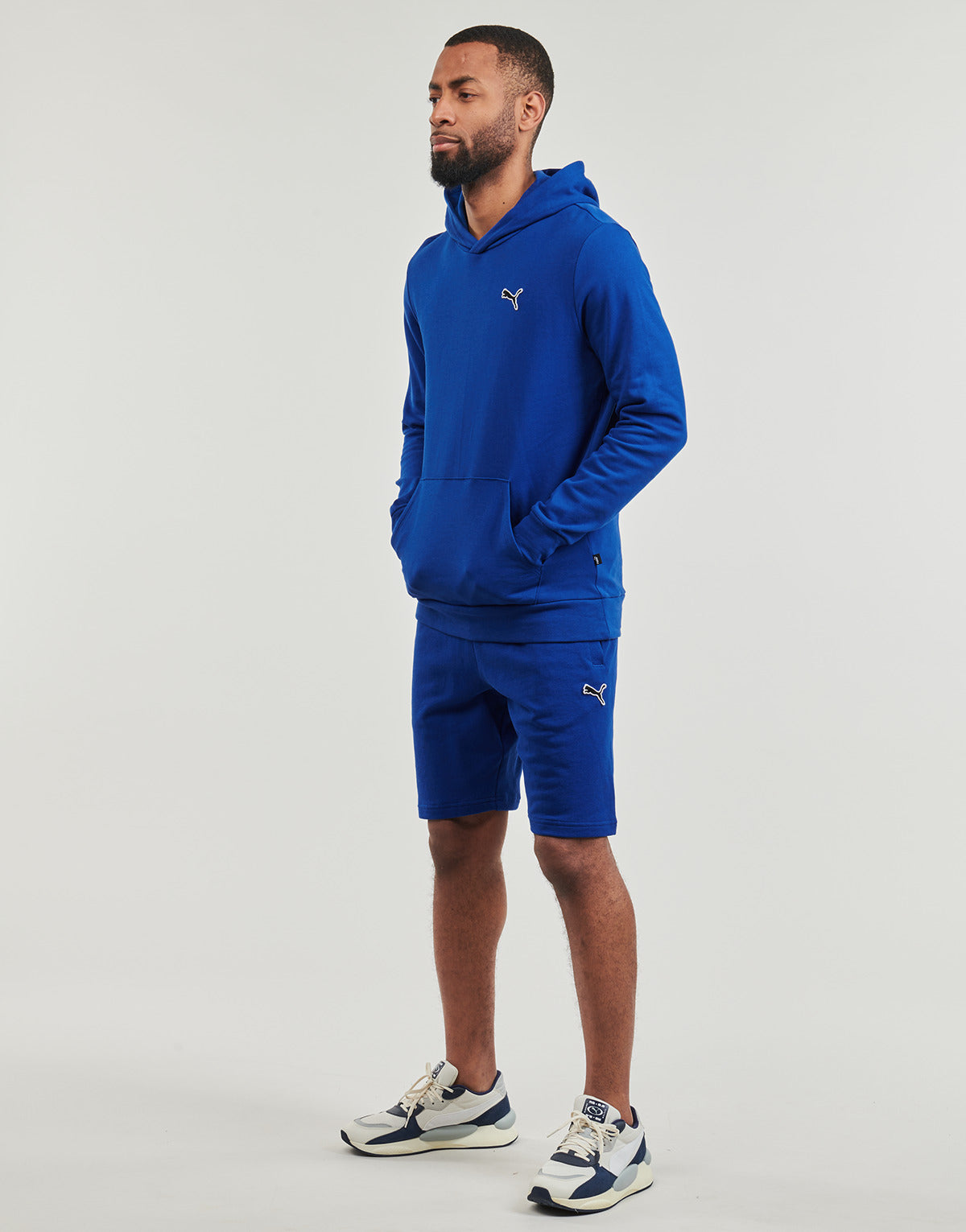 Felpa Uomo Puma  BETTER ESSENTIALS HOODIE FL  Blu