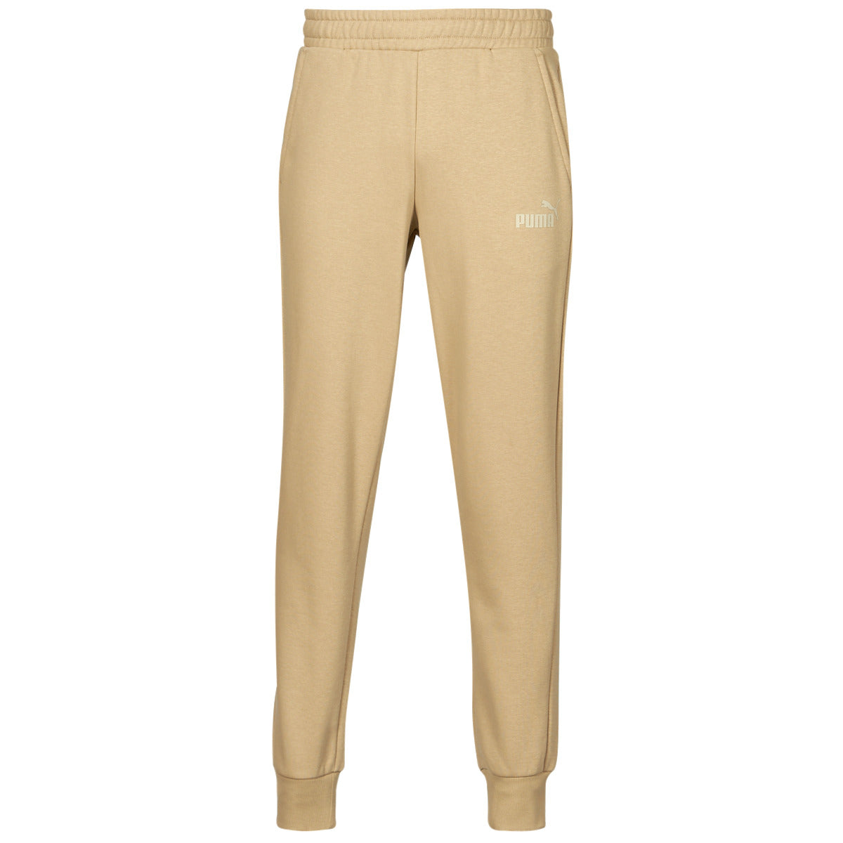 Pantaloni Sportivi Uomo Puma  ESS LOGO PANTS FL CL (S)  Beige