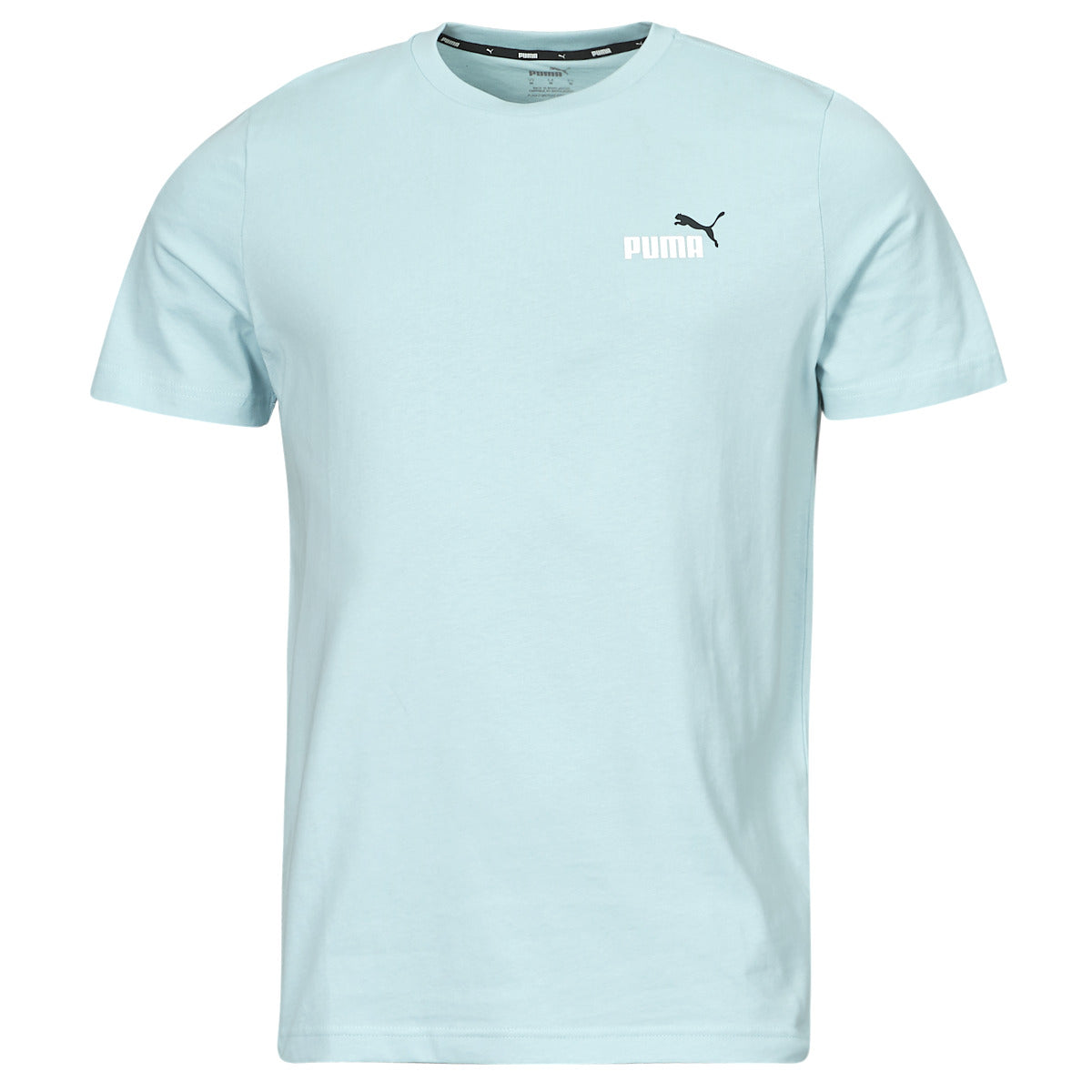 T-shirt Uomo Puma  ESS+ 2 COL SMALL LOGO TEE  Blu