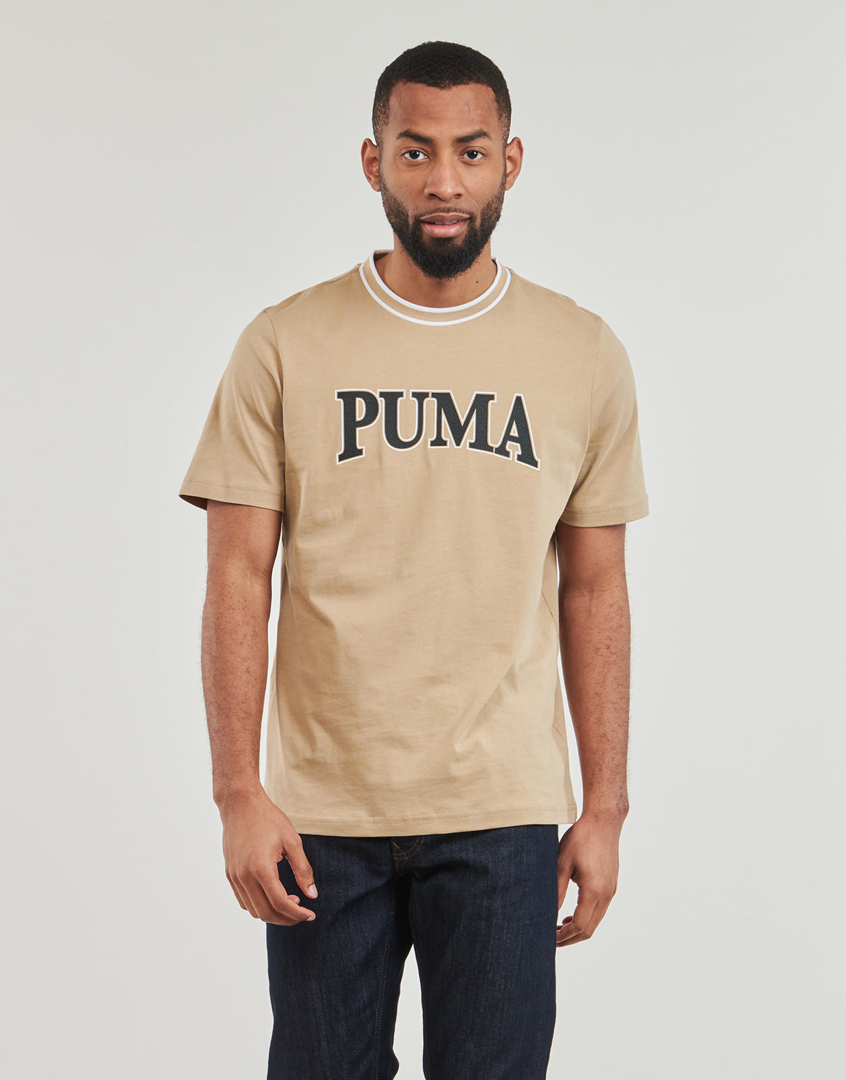 T-shirt Uomo Puma  PUMA SQUAD BIG GRAPHIC TEE  Beige