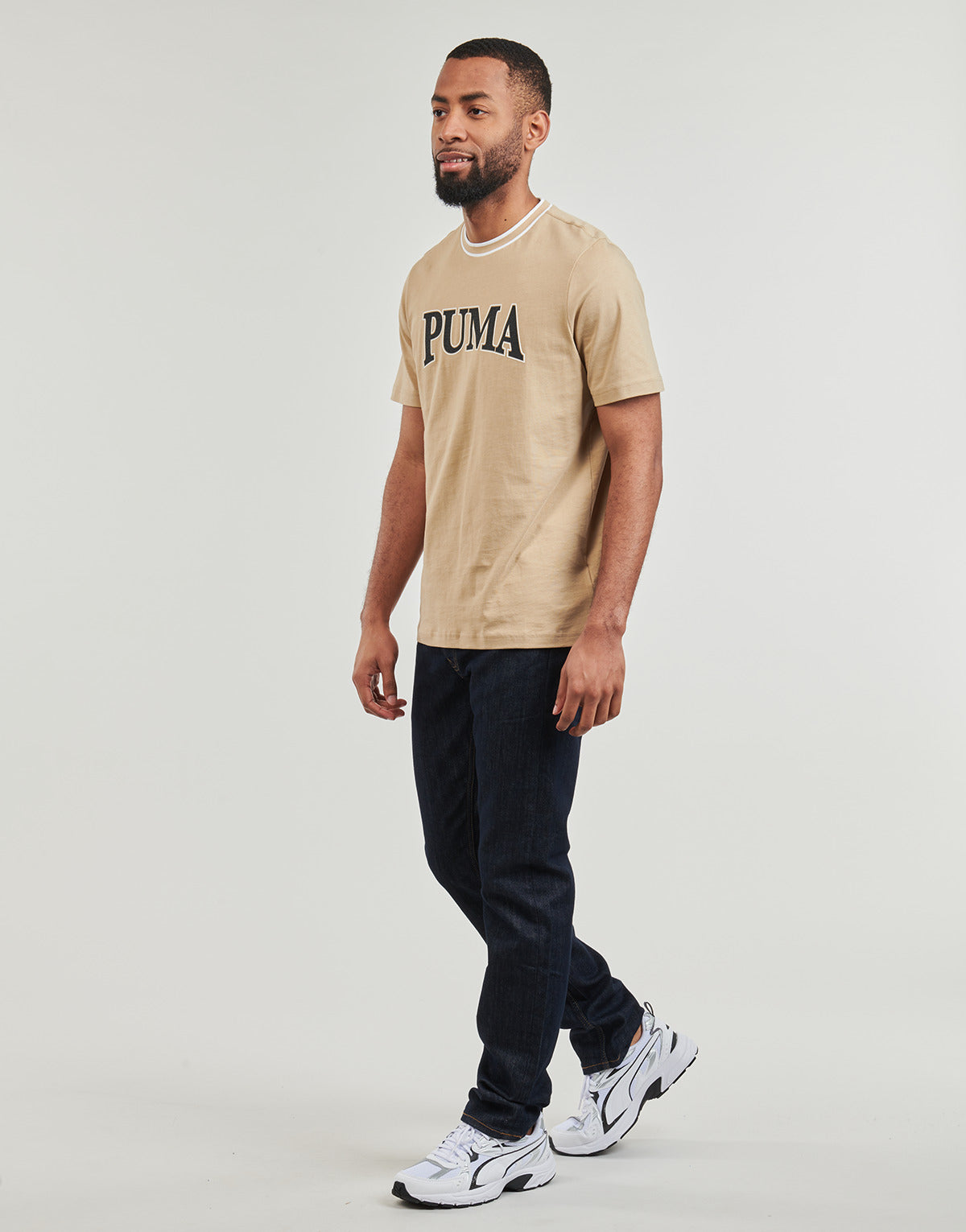 T-shirt Uomo Puma  PUMA SQUAD BIG GRAPHIC TEE  Beige