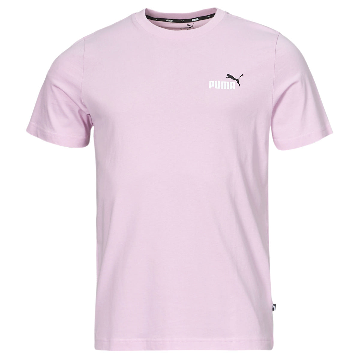 T-shirt Uomo Puma  ESS+ 2 COL SMALL LOGO TEE  Rosa