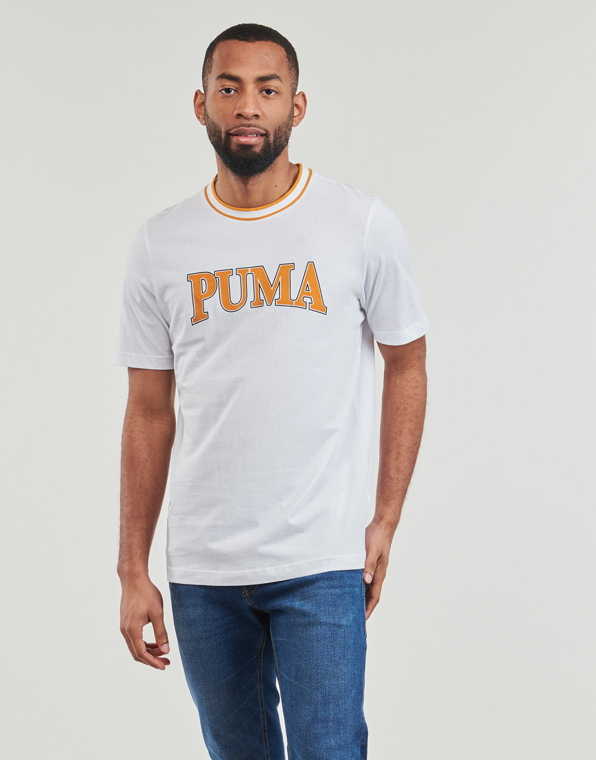 T-shirt Uomo Puma  PUMA SQUAD BIG GRAPHIC TEE  Bianco