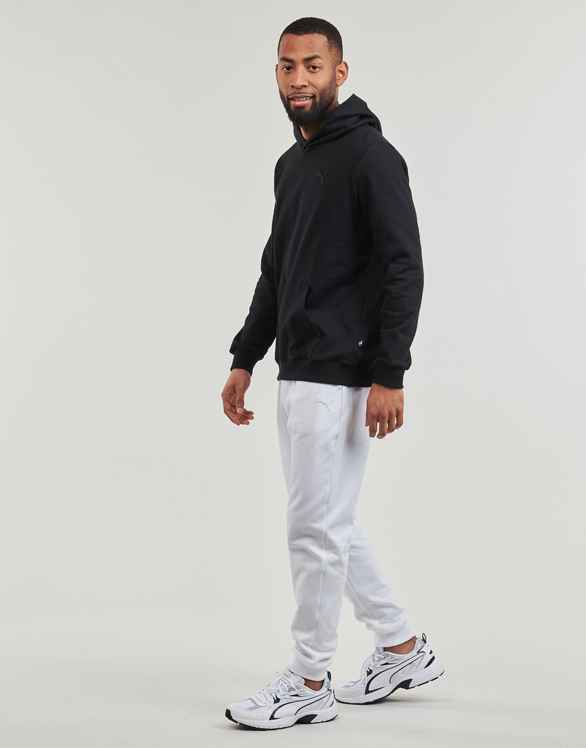 Felpa Uomo Puma  FD MIF HOODIE MADE IN FRANCE  Nero