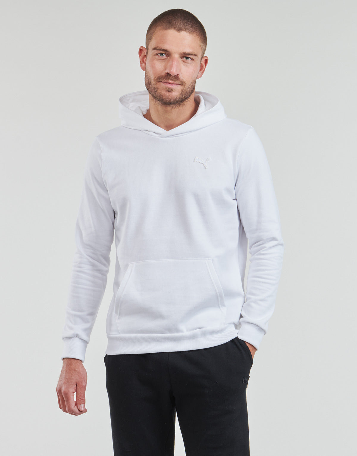 Felpa Uomo Puma  FD MIF HOODIE MADE IN FRANCE  Bianco