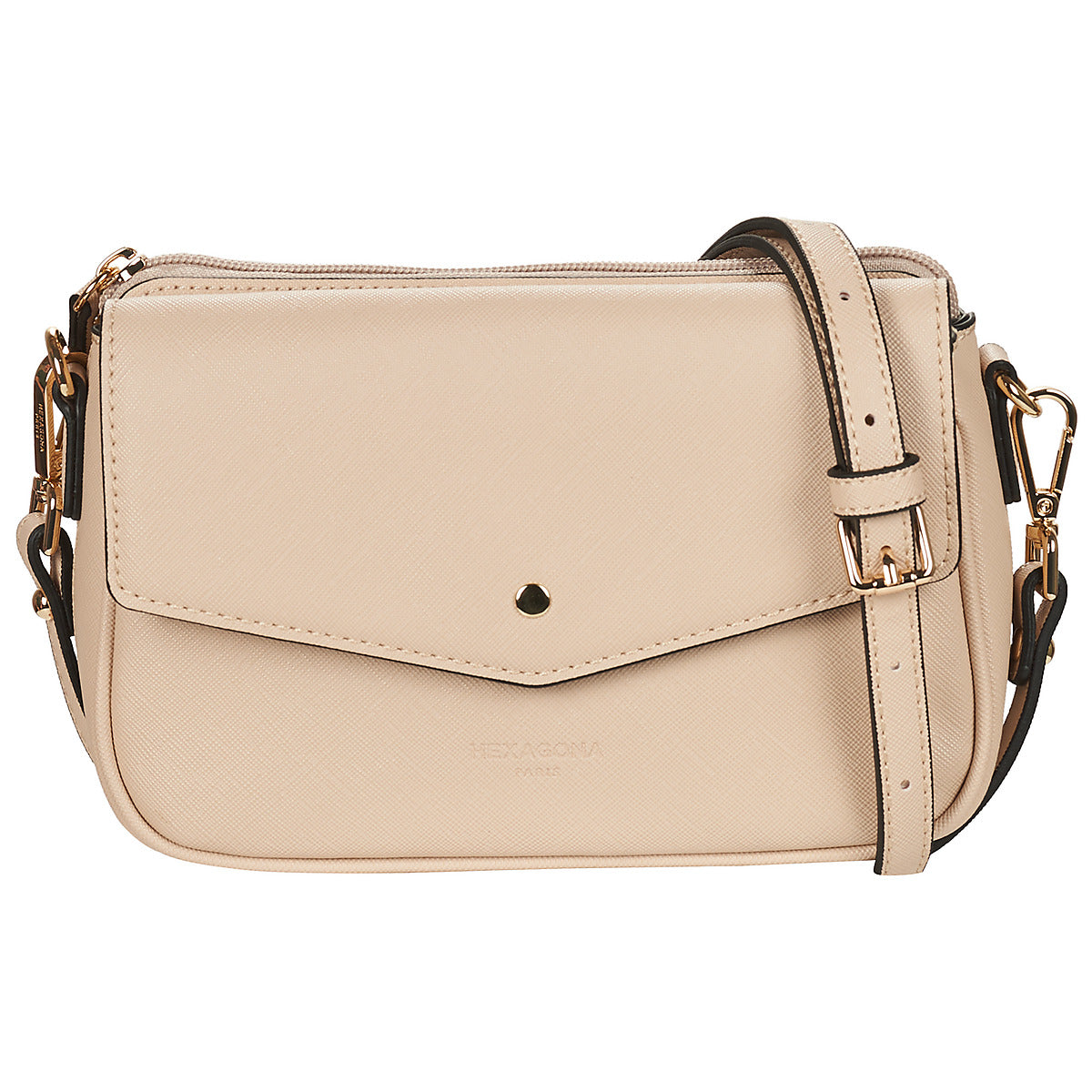 Borsa a tracolla Donna Hexagona  KIMY  Beige