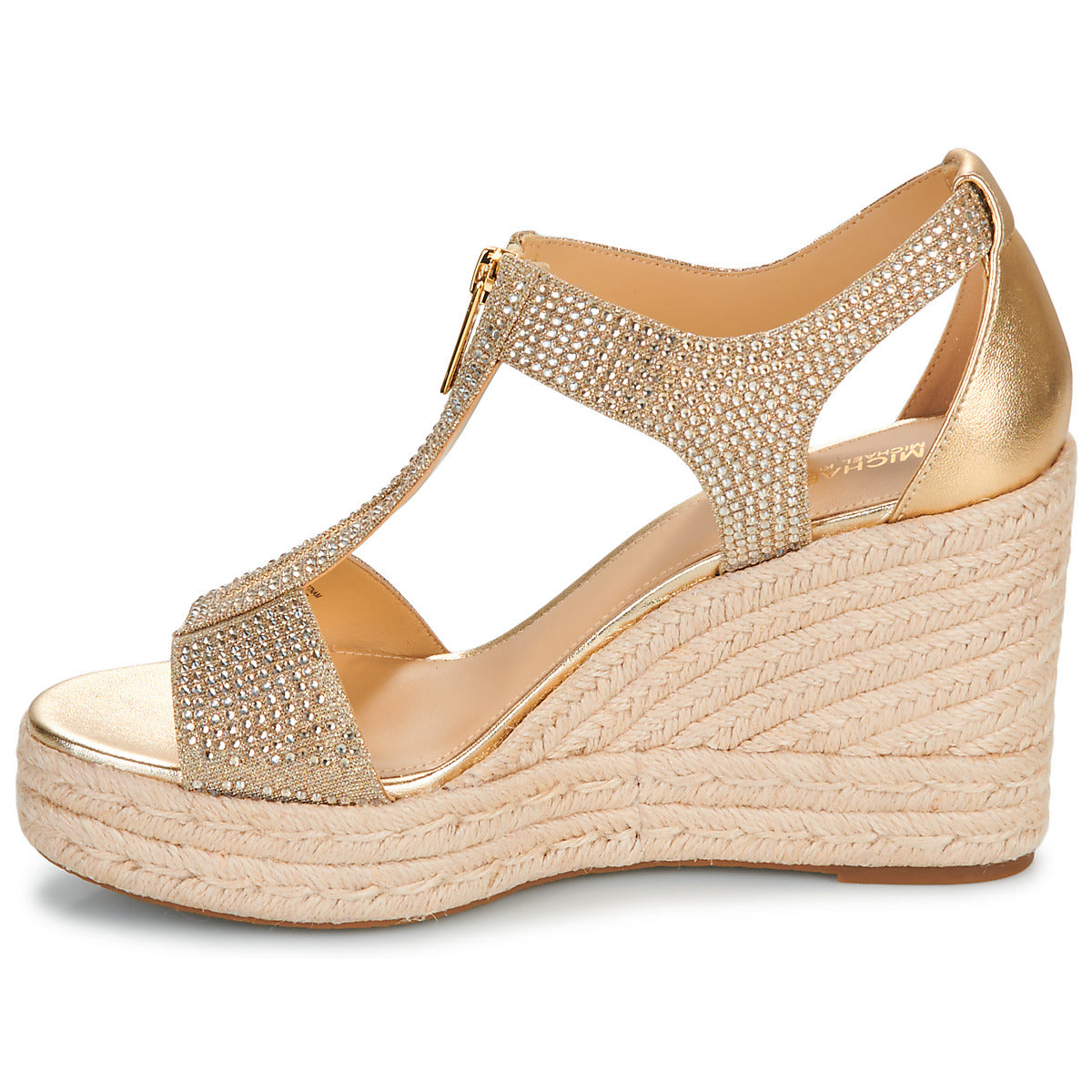 Sandali Donna MICHAEL Michael Kors  BERKLEY MID WEDGE  Oro