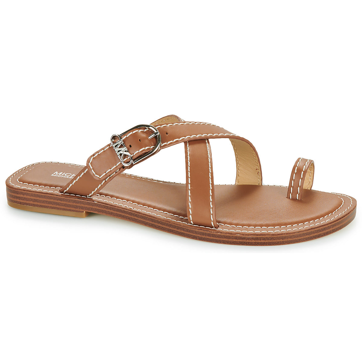 Sandali Donna MICHAEL Michael Kors  ASHTON FLAT THONG  Marrone