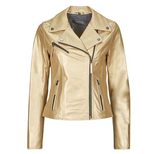 Giacca in pelle Donna Oakwood  CLUB METAL  Oro