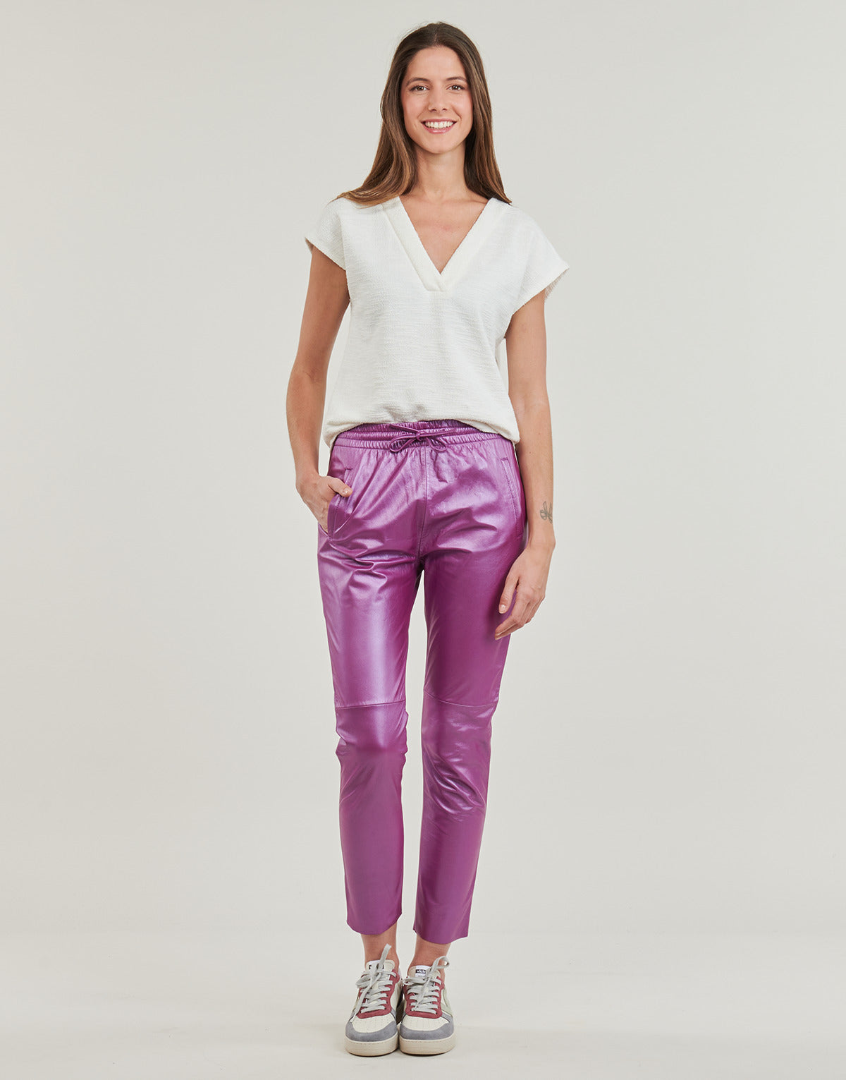 Pantalone Donna Oakwood  GIFT METAL  Viola