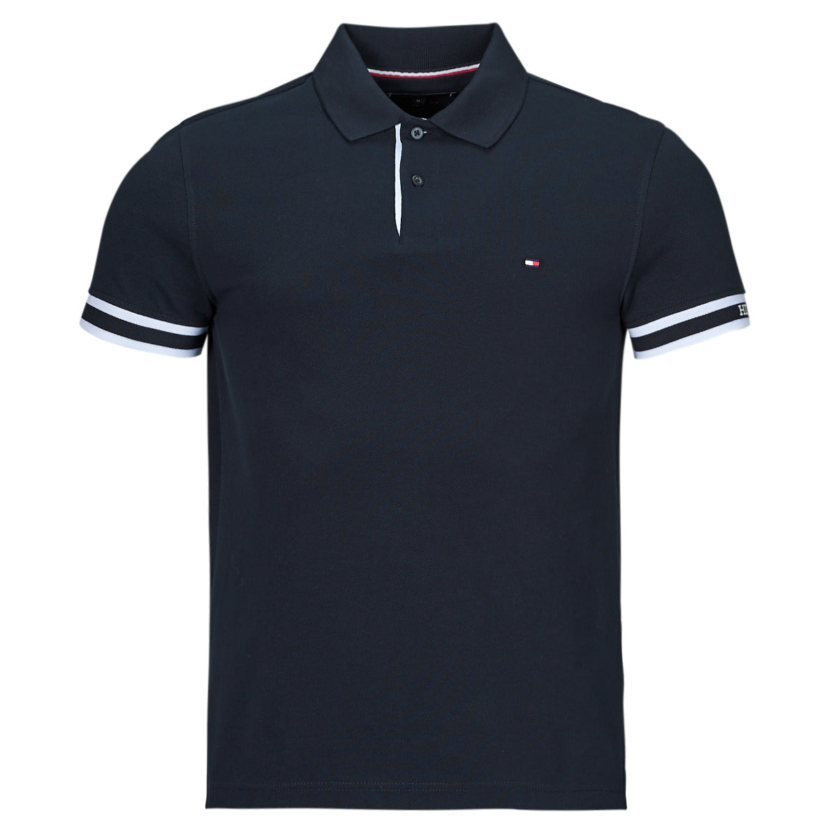 Polo Uomo Tommy Hilfiger  MONOTYPE CUFF SLIM FIT POLO  Marine