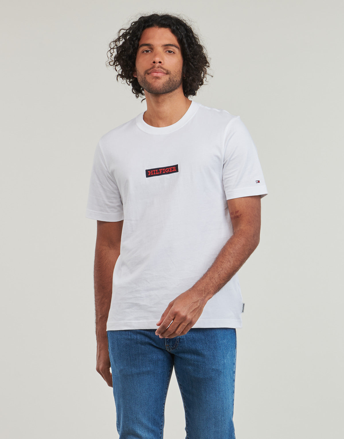 T-shirt Uomo Tommy Hilfiger  MONOTYPE BOX TEE  Bianco