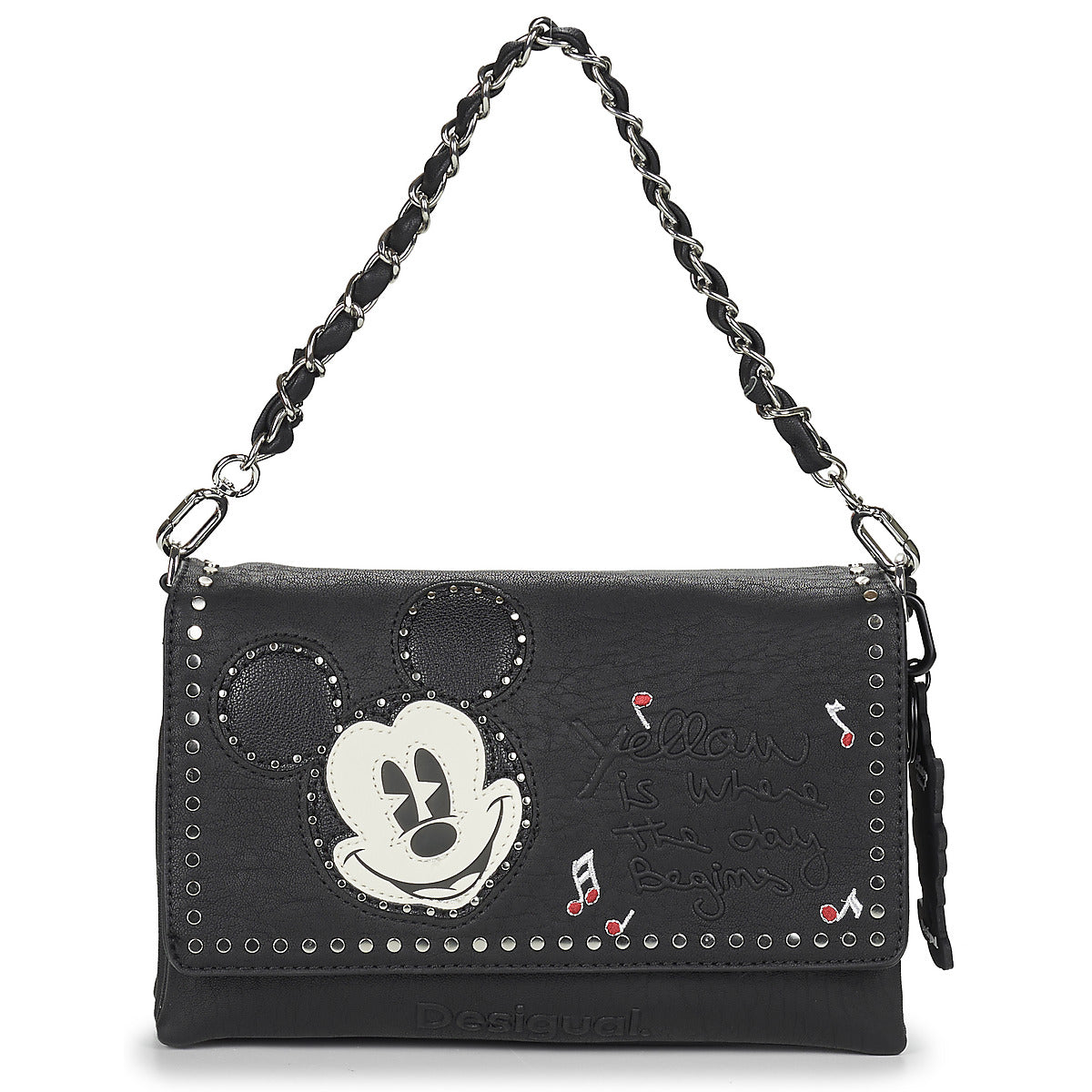 Borsa a spalla Donna Desigual  BAG MICKEY ROCK DORTMUND  Nero