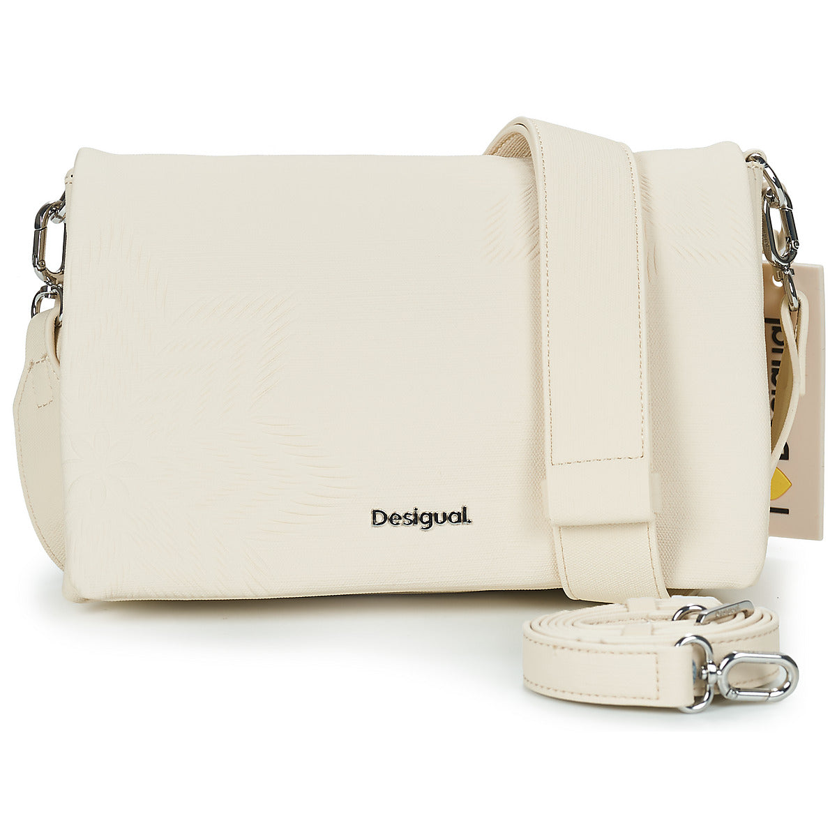 Borsa a spalla Donna Desigual  AQUILES DORTMUND FLAP 2.0  Beige