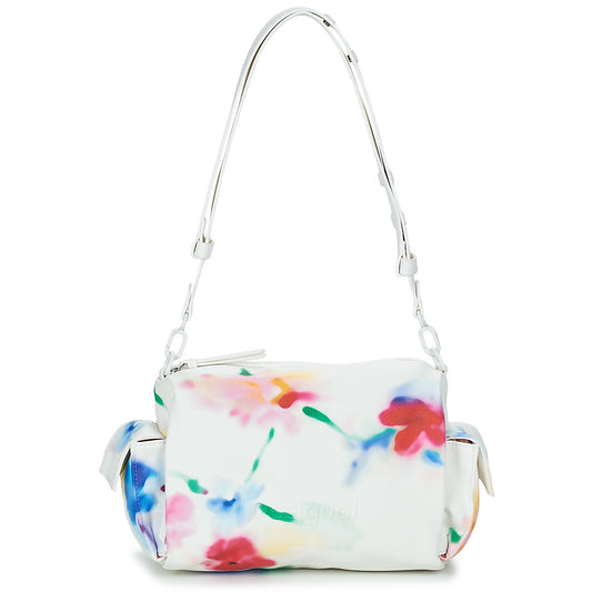 Borsa a spalla Donna Desigual  LIQUIDFLOWER HABANA  Bianco