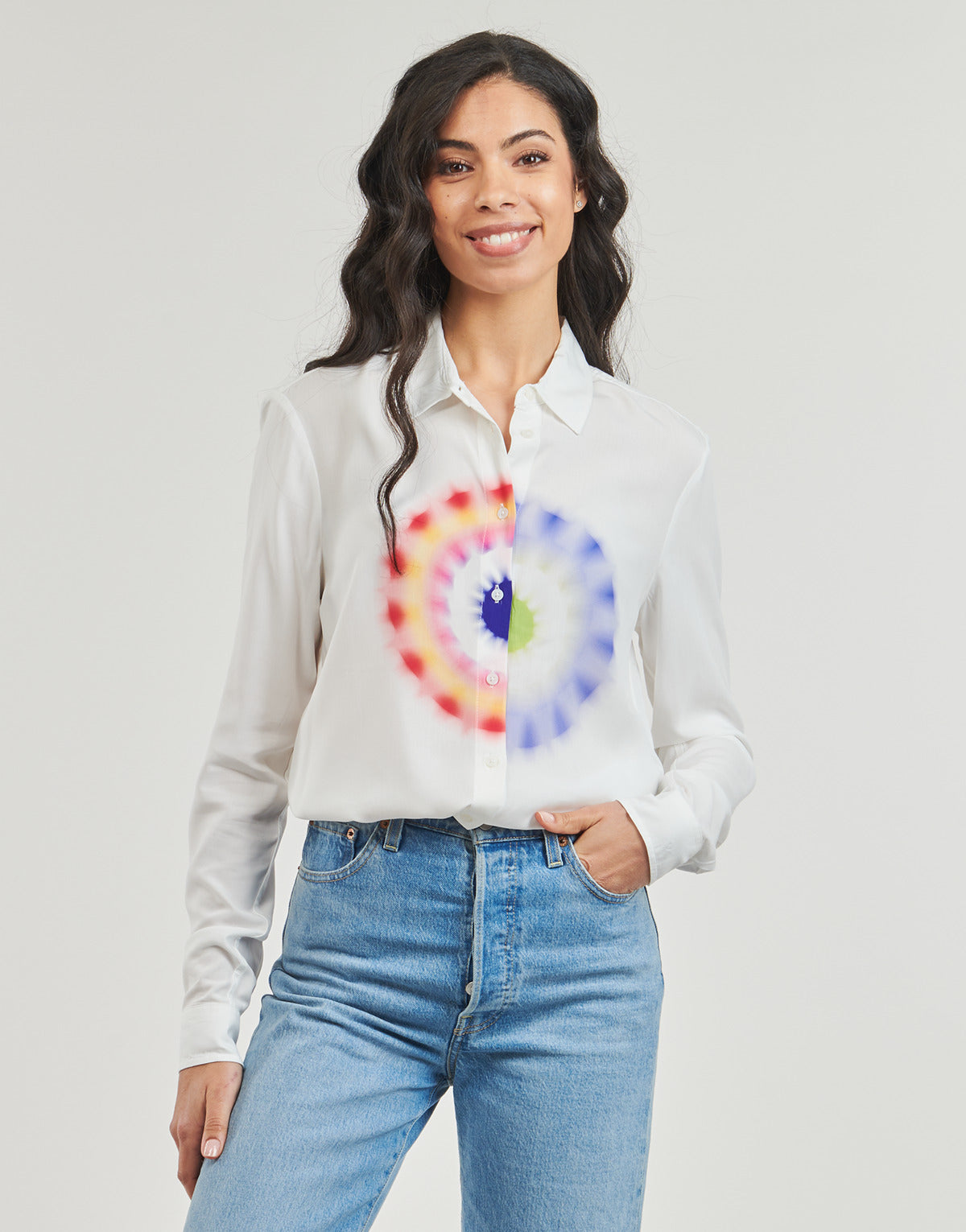 Camicia Donna Desigual  CAM_OHM  Multicolore