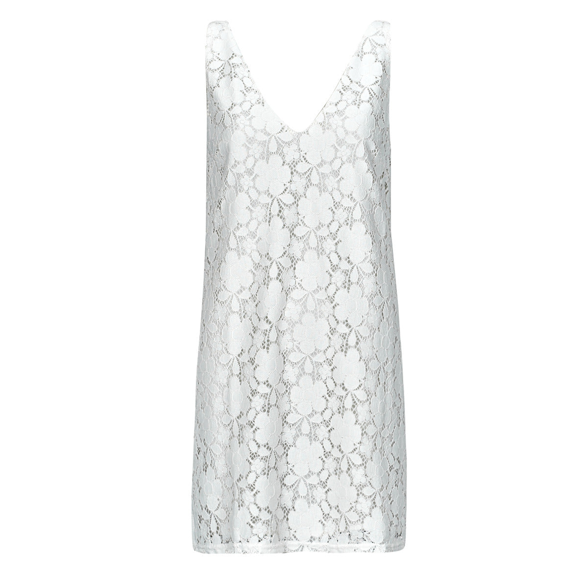 Abito corto Donna Desigual  VEST_LACE  Bianco