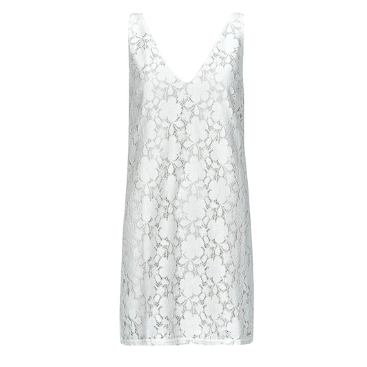 Abito corto Donna Desigual  VEST_LACE  Bianco