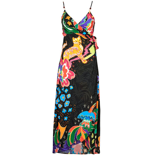 Abito lungo Donna Desigual  SWIM_SELVA  Nero