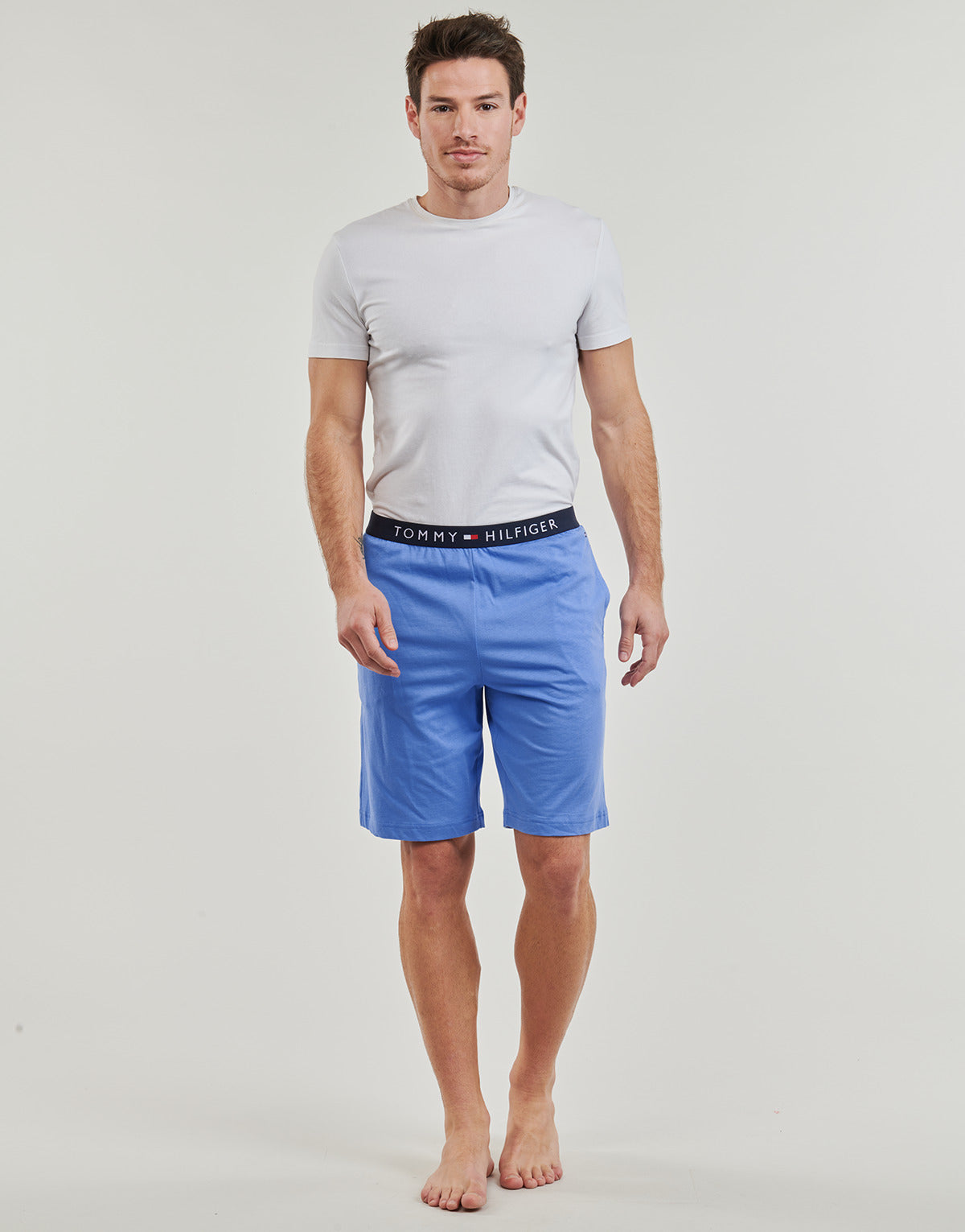 Pantaloni corti Uomo Tommy Hilfiger  JERSEY SHORT  Blu