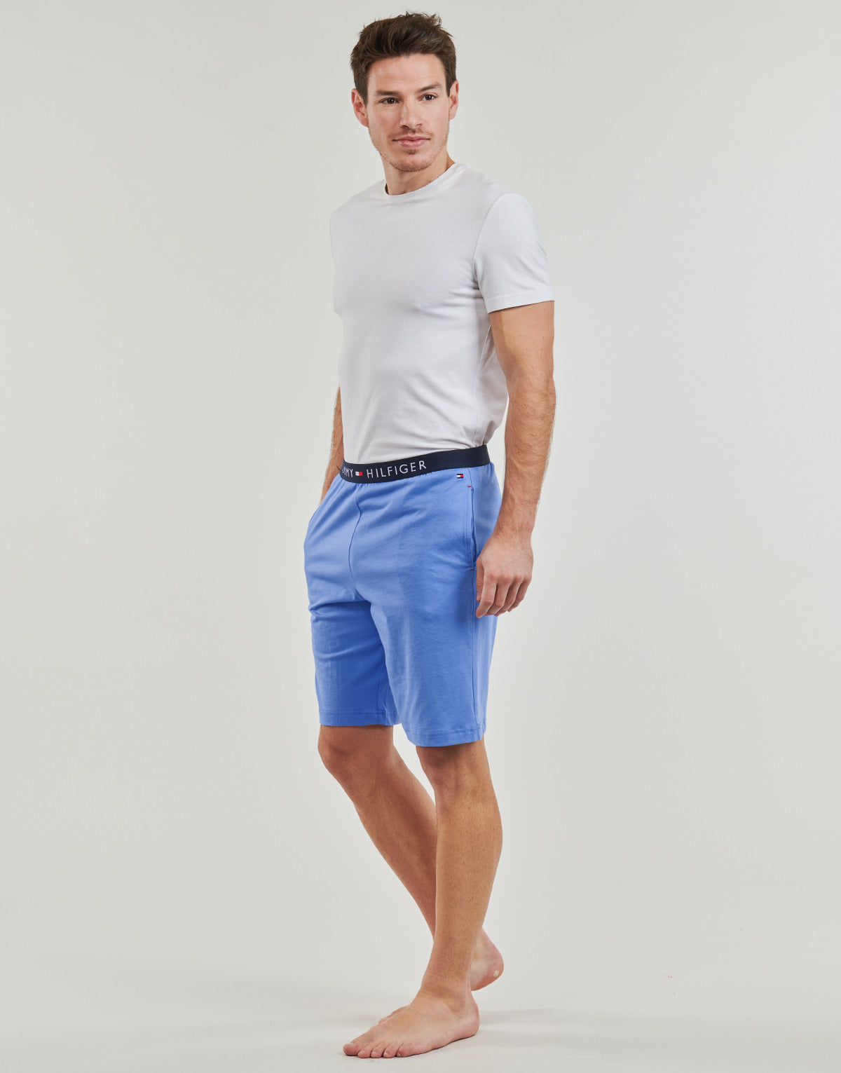 Pantaloni corti Uomo Tommy Hilfiger  JERSEY SHORT  Blu