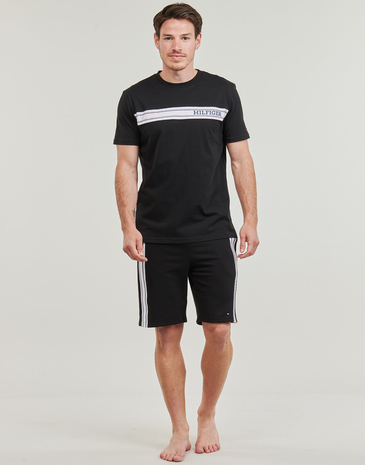 Pantaloni corti Uomo Tommy Hilfiger  TRACK SHORT  Nero