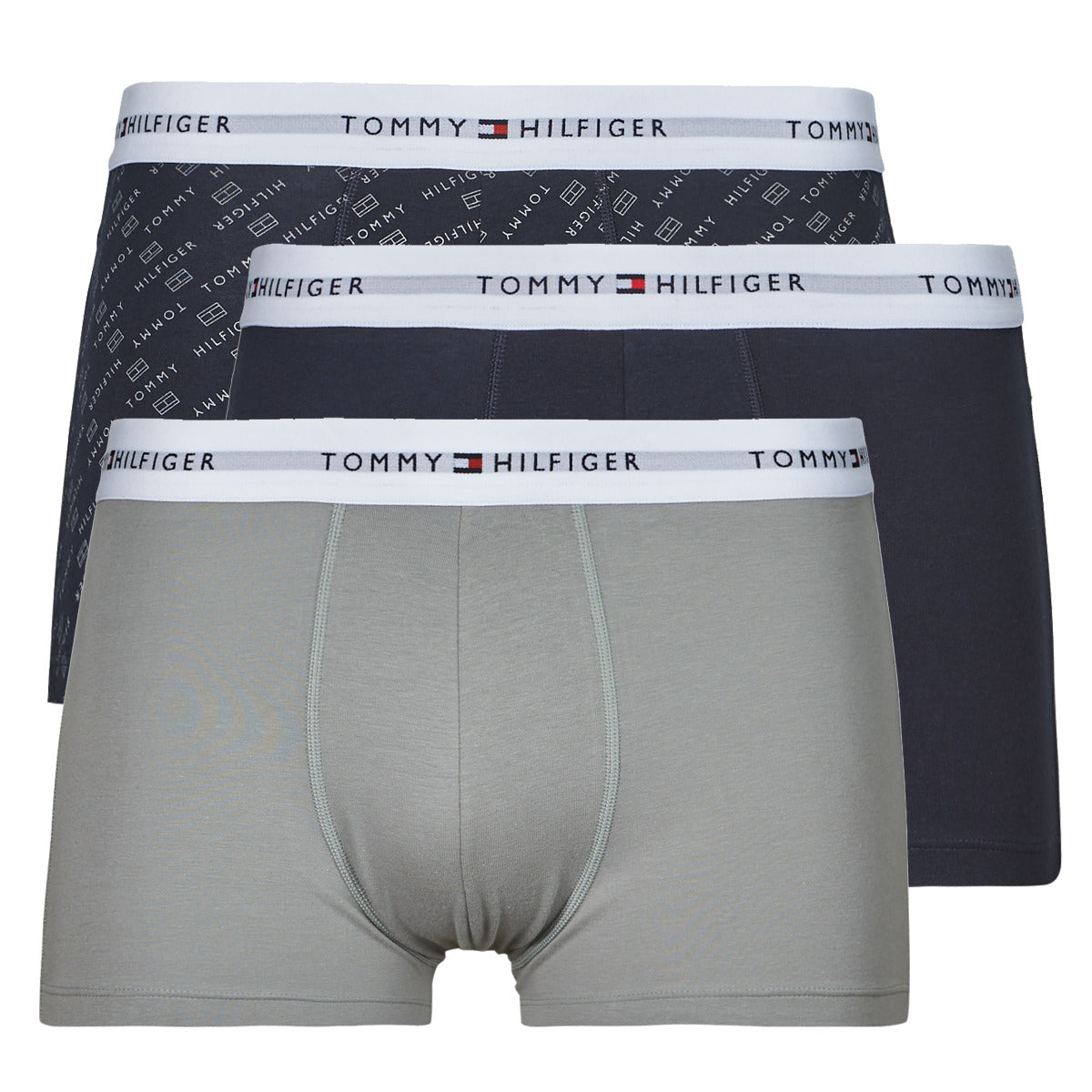 Boxer Uomo Tommy Hilfiger  3P TRUNK PRINT X3  Multicolore