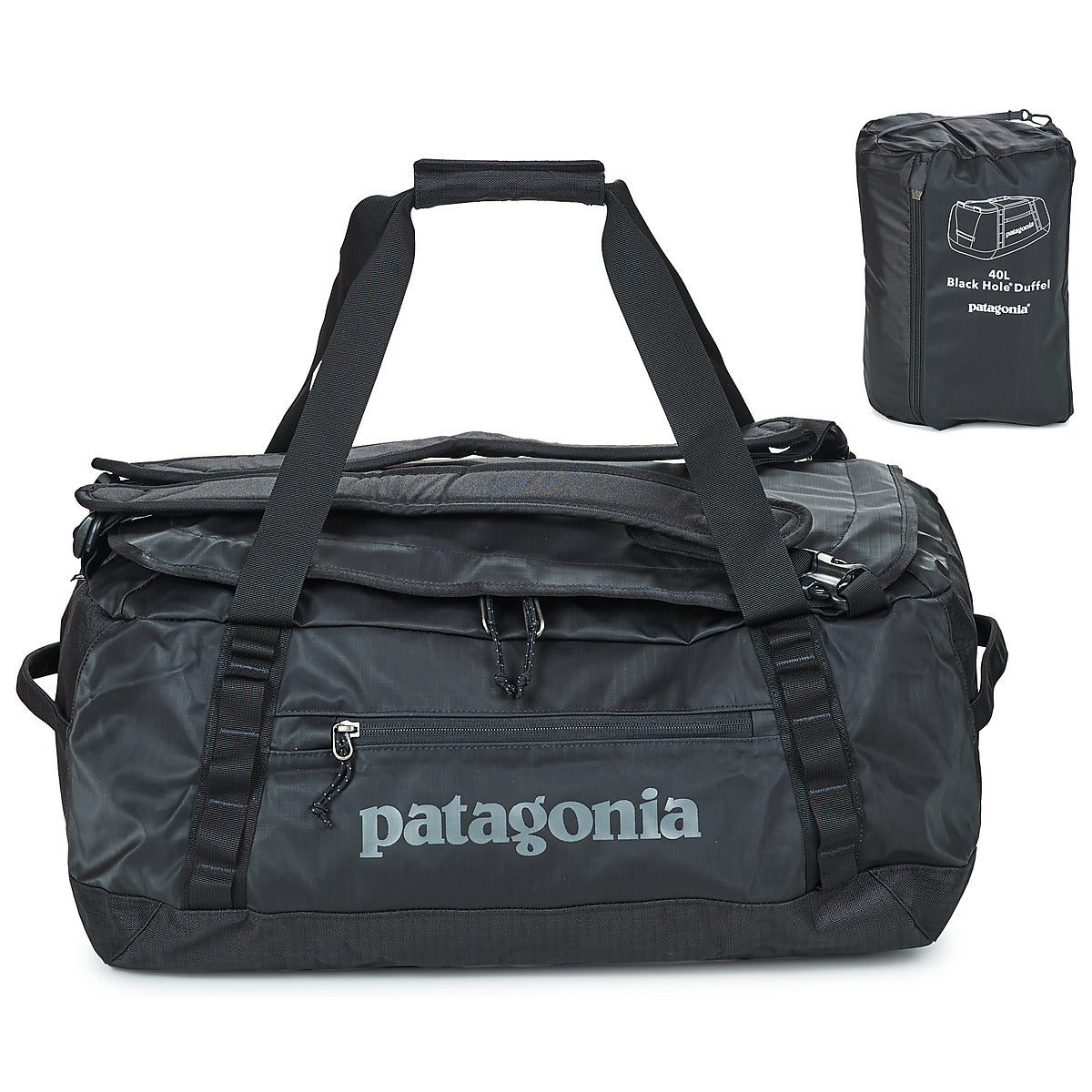 Borsa da viaggio Donna Patagonia  BLACK HOLE DUFFEL 40L  Nero