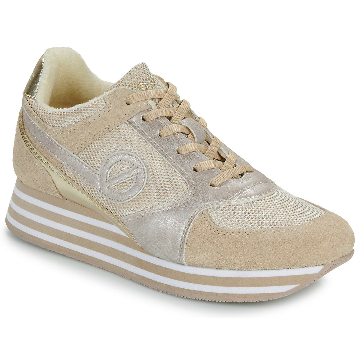 Sneakers basse Donna No Name  PARKO JOGGER W  Beige